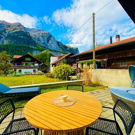 Cute & Cozy Oasis, Private Afternoon Sun Terrace Apartment Kandersteg Ngoại thất bức ảnh